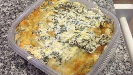 Healthier Hot Artichoke and Spinach Dip II