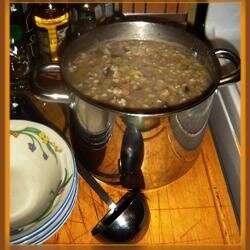 Grandpa’s Beef, Mushroom, and Barley Soup