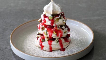 Pavlova Christmas Trees