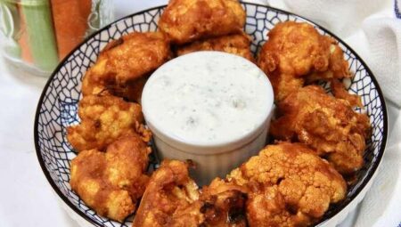 Air Fryer Buffalo Cauliflower