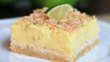 Low-Carb Coconut Lime Bars