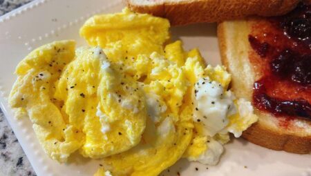 Air Fryer Scrambled Eggs