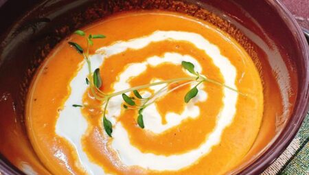 Creamy Tomato Bean Soup