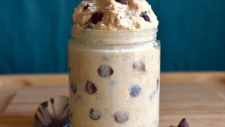 Cottage Cheese Chocolate Chip Cookie Dough