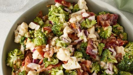 Barb’s Broccoli-Cauliflower Salad