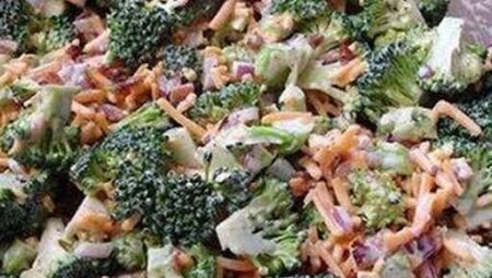 Make-Ahead Broccoli Salad with Bacon and Cheese