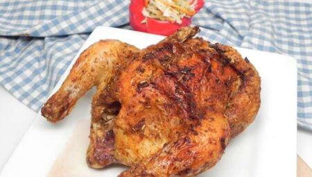 Greek-Inspired Air Fryer Cornish Hen