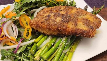 Breaded Pan-Fried Salmon