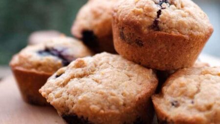 Blueberry Cornmeal Muffins