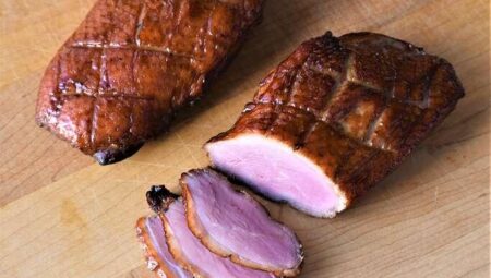 Maple-Smoked Duck Breasts