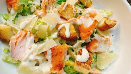 Salmon Caesar Salad