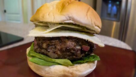 Air Fryer Burgers