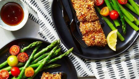 Air Fryer Pecan Crusted Trout