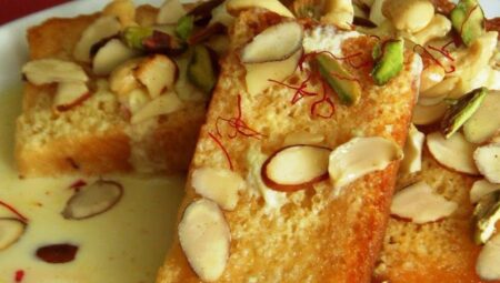 Shahi Tukra (Indian Bread Pudding)