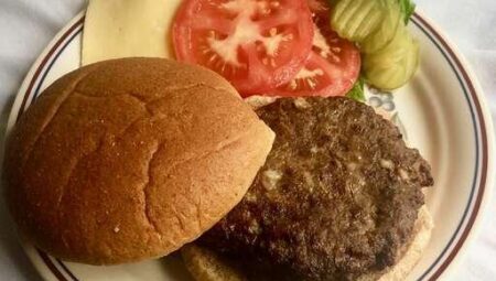 Air Fryer Bison Burgers