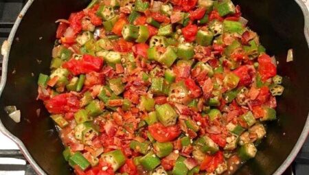 Okra and Tomatoes