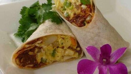 Chorizo Breakfast Burritos