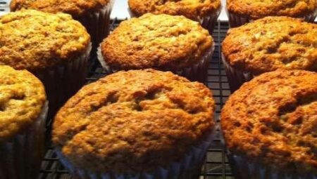 Banana and Flax Seed Muffins