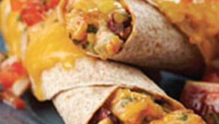 Fiesta Chicken Burritos