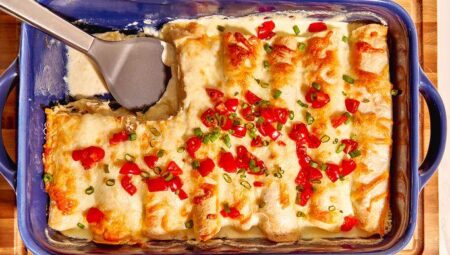 Creamy Mississippi Chicken Enchiladas