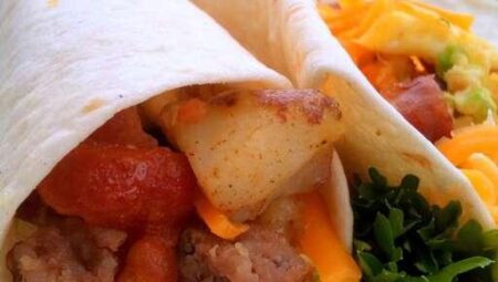 Tasty Breakfast Burritos