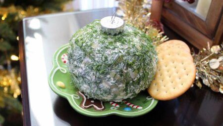 Christmas Ornament Cheese Ball