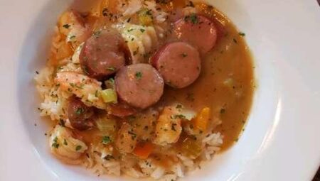 Easy Sausage and Shrimp Gumbo